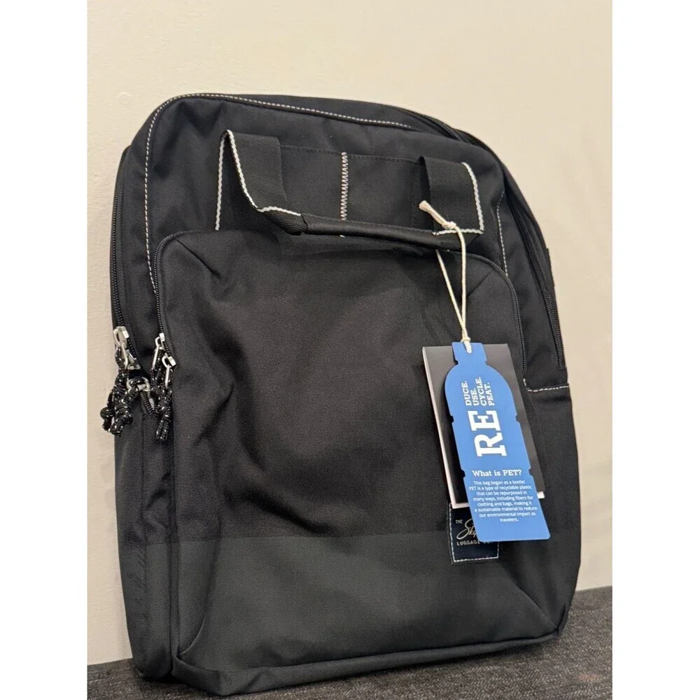 Skyway 🏖️Luggage Rainier Deluxe Backpack, rPET Travel Laptop Bag Carry On Bag